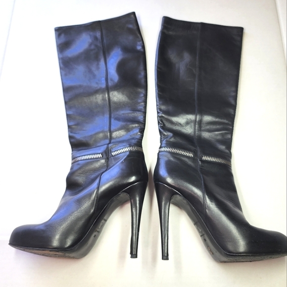 🌸 All Saints | Leather Knee High Boots,‎ size 7.5 - Picture 2 of 12